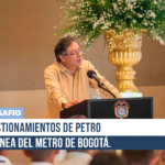 Nuevos cuestionamientos de Petro a primera línea del Metro de Bogotá.