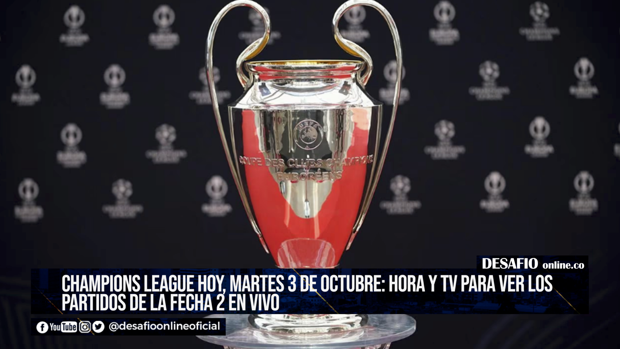 Champions League Hoy, Martes 3 De Octubre: Hora Y TV Para Ver Los ...